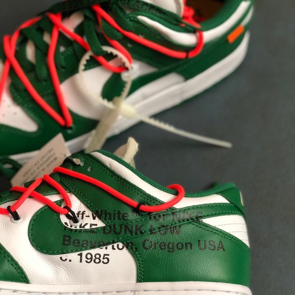 Off-White × Dunk Low Pine Green - Picture 3 of 5